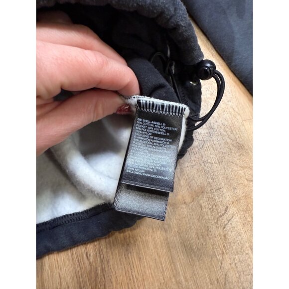 The North Face Graphic Collection Mens Pullover Half Zip Hoodie Black Camo Fleec - Picture 10 of 11